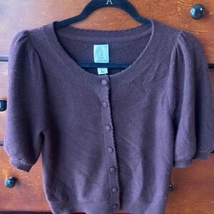 Joie Dark Brown Cardigan Sweater